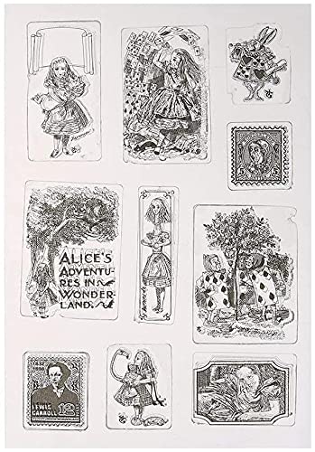 GIVBRO Transparente Stempel aus Silikon zum Prägen von Alben, Papierkarten, Sammelalben, Kunsthandwerk von GIVBRO