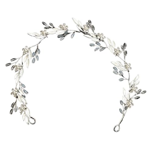 GIYXHU Brautstirnband 2 stücke Kristall Blume Stirnband Tiaras Haarband for Frauen Braut Party Hochzeit Braut Haar Zubehör Schmuck Band(Gold) von GIYXHU