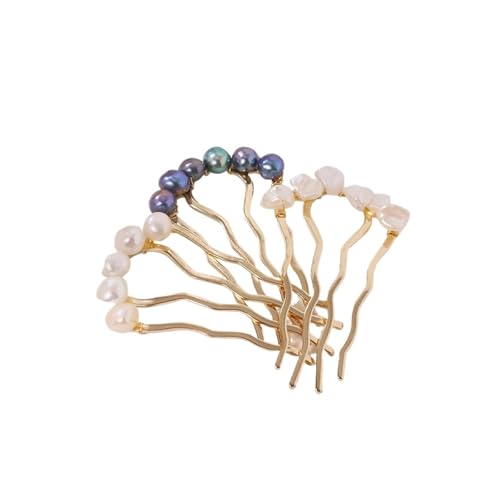 GIYXHU Brautstirnband 3/4 stücke Braut Kopfschmuck Perle Retro Haar Zubehör Einfache Frauen Schmuck Haar Clips for Frauen(Mixed Colors) von GIYXHU
