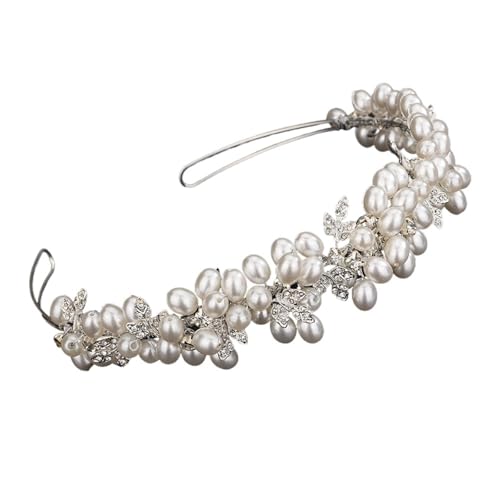 GIYXHU Brautstirnband Perlendiamanten Brautparty Tiaras for Frauen Hochzeit Vintage Stirnband Schmuck for Hochzeit Haarschmuck GIYXHU Brautstirnband Perlendiamanten Brautparty Tiaras for Frauen Hochzeit Vintage Stirnband Schmuck for Hochzeit Haarschmuck von GIYXHU