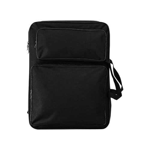 GIYXHU Kunstmappe Tasche 1PCS Reißbrett Tasche Rucksack Malerei Reise Skizze for Skizzieren Werkzeuge Künstler Gemälde Kunst Liefert(Black) von GIYXHU