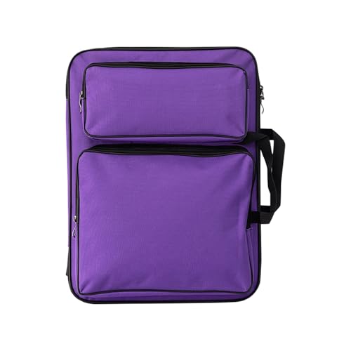 GIYXHU Kunstmappe Tasche 1PCS Reißbrett Tasche Rucksack Malerei Reise Skizze for Skizzieren Werkzeuge Künstler Gemälde Kunst Liefert(Purple) von GIYXHU