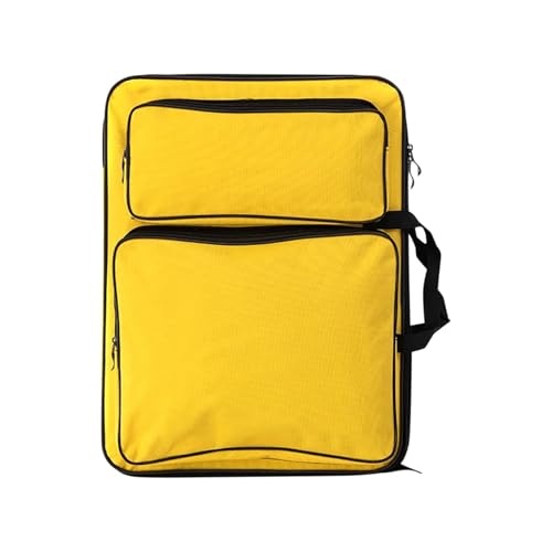 GIYXHU Kunstmappe Tasche 1PCS Reißbrett Tasche Rucksack Malerei Reise Skizze for Skizzieren Werkzeuge Künstler Gemälde Kunst Liefert(Yellow) von GIYXHU