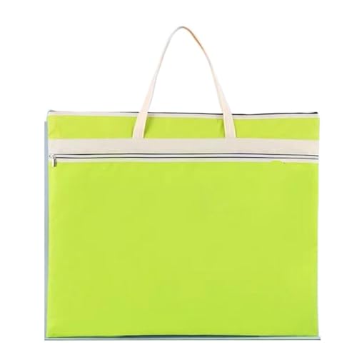 GIYXHU Kunstmappe Tasche Große Kunsttasche for Künstler, Portfolio-Tasche, Kunst- und Zeichentasche for künstlerisches Material, tragbare Maltasche(Green) von GIYXHU