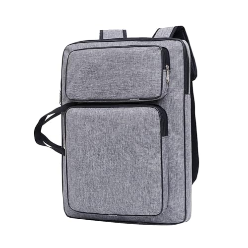 GIYXHU Kunstmappe Tasche Multifunktionale Kunst-Portfolio-Tasche, schützender Behälter mit Tragegriff, Aufbewahrungskoffer for Schul- und Outdoor-Drucke von GIYXHU