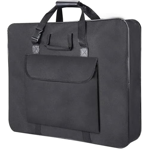 GIYXHU Kunstmappe Tasche Tragbare Kunst-Portfolio-Einkaufstasche, Faltbare Polyesterhülle mit Taschenhalter, Aufbewahrungstaschen GIYXHU Kunstmappe Tasche Tragbare Kunst-Portfolio-Einkaufstasche, Faltbare Polyesterhülle mit Taschenhalter, Aufbewahrungstaschen von GIYXHU