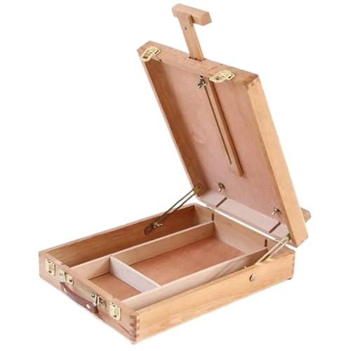 Große tragbare Skizzenbox aus Holz, Skizzenblock, Staffelei, Skizzen- und Zeichenbrett, Malwerkzeugkasten, Malskizzenbox for Künstler Große tragbare Skizzenbox aus Holz, Skizzenblock, Staffelei, Skizzen- und Zeichenbrett, Malwerkzeugkasten, Malskizzenbox for Künstler von GIYXHU