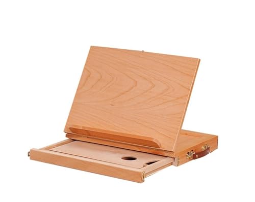 Holz-Skizzenbox, Skizzierbrett, Maler, Anfänger, Tischstaffelei for Malen, Zeichnen, Skizzenbox(M) von GIYXHU