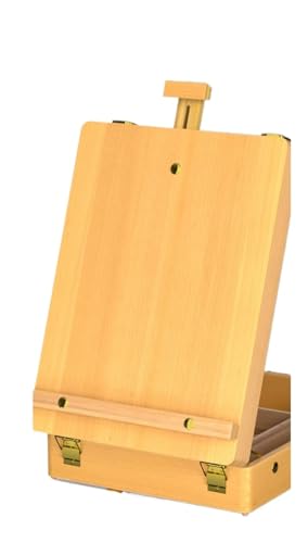 Holztisch-Skizzenbox mit Schublade, Tischstaffelei, Schreibtisch-Staffelei, verstellbare Aufbewahrung, Skizzenbox, Staffeleien for Künstler Holztisch-Skizzenbox mit Schublade, Tischstaffelei, Schreibtisch-Staffelei, verstellbare Aufbewahrung, Skizzenbox, Staffeleien for Künstler von GIYXHU