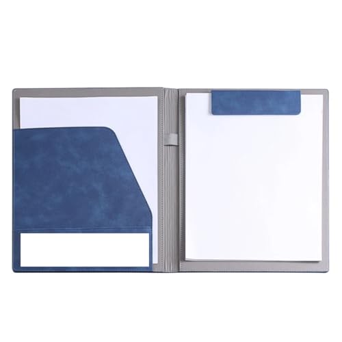 Klemmbretter 2 Stück Zwischenablage, magnetisch, A4, multifunktionaler Zwischenablage-Ordner, Geschäftskonferenz, Besprechung, Dokumentenhalter(BLue) von GIYXHU