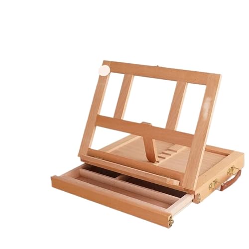 Skizzenbox, Desktop-Staffelei, Holz, handgehalten, klappbar, tragbar, Panel-Halter, Outdoor, Skizzieren, Kunst, Malbox Skizzenbox, Desktop-Staffelei, Holz, handgehalten, klappbar, tragbar, Panel-Halter, Outdoor, Skizzieren, Kunst, Malbox von GIYXHU