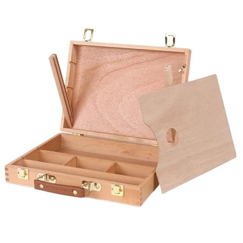 Skizzenbox, Desktop-Staffelei, Holzaufbewahrung, Malbox, Schublade, tragbare, Skizzen-Werkzeugbox Skizzenbox, Desktop-Staffelei, Holzaufbewahrung, Malbox, Schublade, tragbare, Skizzen-Werkzeugbox von GIYXHU
