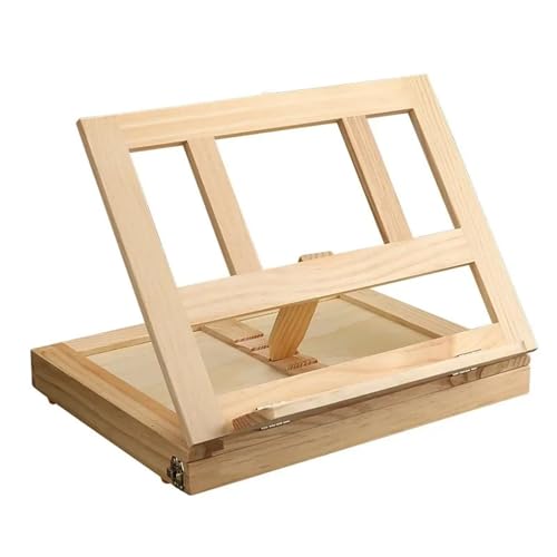 Skizzenbox, Kunst-Desktop-Staffelei for Malen, faltbare Holz-Skizzenbox mit Schublade for Studenten, Künstler, Anfänger Skizzenbox, Kunst-Desktop-Staffelei for Malen, faltbare Holz-Skizzenbox mit Schublade for Studenten, Künstler, Anfänger von GIYXHU