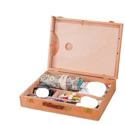 Skizzenbox, Ölfarbenkoffer, Künstler-Holztischbox, Malbox, tragbarer Desktop-Skizze, Malerei, Kunstbedarf Skizzenbox, Ölfarbenkoffer, Künstler-Holztischbox, Malbox, tragbarer Desktop-Skizze, Malerei, Kunstbedarf von GIYXHU