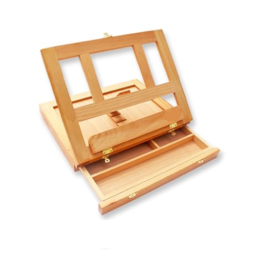 Skizzenbox, multifunktional, tragbar, verstellbar, Schubladenstil, Tischstaffelei for Kunst von GIYXHU