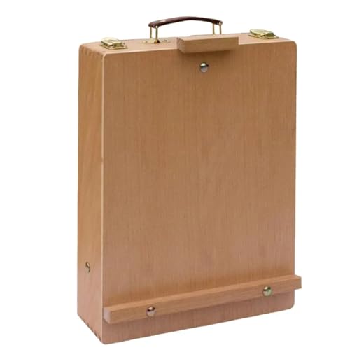 Skizzenbox, verstellbarer Holztisch, Desktop-Staffelei mit Aufbewahrungskoffer, Kunstbedarf, Werkzeugkoffer Skizzenbox, verstellbarer Holztisch, Desktop-Staffelei mit Aufbewahrungskoffer, Kunstbedarf, Werkzeugkoffer von GIYXHU