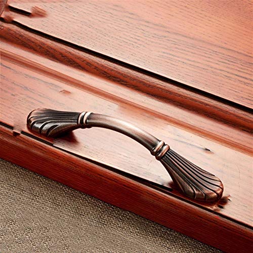 Rustikale Schrankgriffe, Antike Schrankgriffe aus Zinklegierung, Schrankgriffe der Rotbronze-Serie, Schubladenknöpfe, Kleiderschranktürgriff, Möbelgriff, Hardware (Nr. 1474)(6029 96rb) von GJLRZGMY