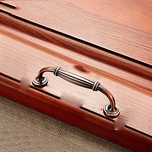 Rustikale Schrankgriffe, Antike Schrankgriffe aus Zinklegierung, Schrankgriffe der Rotbronze-Serie, Schubladenknöpfe, Kleiderschranktürgriff, Möbelgriff, Hardware (Nr. 1474)(6064 96rb) von GJLRZGMY
