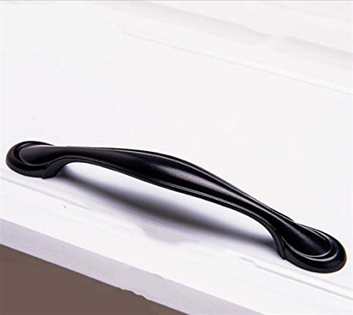 Rustikale Schrankgriffe, Möbelgriff, schwarze Schrankgriffe im amerikanischen modernen Stil, Küchenschrankgriffe aus massiver Aluminiumlegierung, Schubladenknöpfe, Beschläge (Nr. 120)(La661) von GJLRZGMY