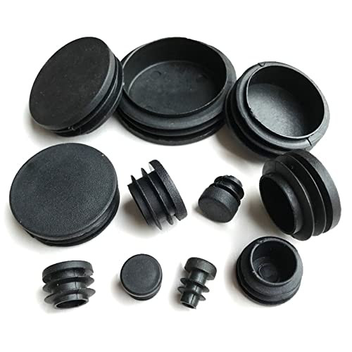 Schwarze Endkappe, rund, Kunststoff, for Möbelbeine, Rohreinsätze, Stopfen, dekorative Staubschutzkappen, Lochkappen, 12–76 mm (Nr. 69)(19mm Hole,5pcs) von GJLRZGMY