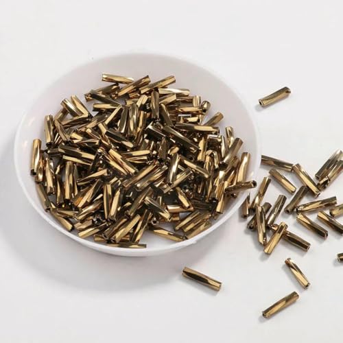 10 g/Packung Silber/Gold Röhrenperle 2 x 9 mm Twist Bugles Glasperlen DIY Armband Halsband Halskette Schmuckherstellung Zubehör-Kaffee-2 x 6 mm 200 Stück 10 g/Packung Silber/Gold Röhrenperle 2 x 9 mm Twist Bugles Glasperlen DIY Armband Halsband Halskette Schmuckherstellung Zubehör-Kaffee-2 x 6 mm 200 Stück von GJUYTD