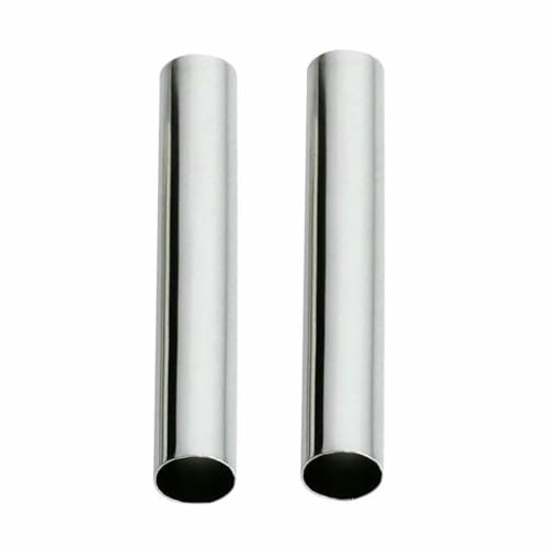 100 teile/los Gold Rhodium Farbe Kupfer Metall Rohr Perlen Fit 4,0mm Lederband Halskette Kupfer Spacer Perlen Für Schmuck Machen Diy-rhodium Loch 6mm von GJUYTD