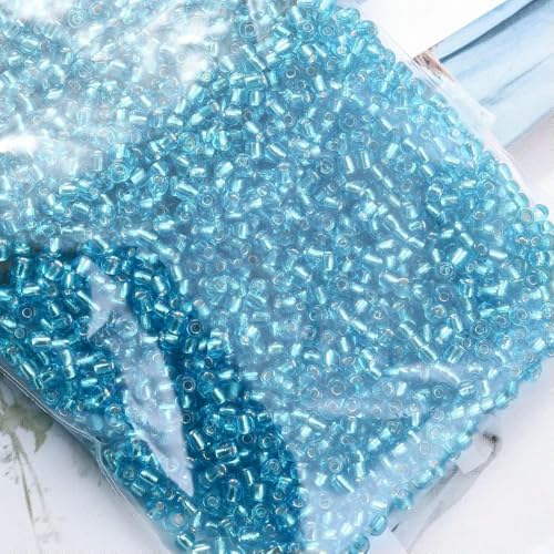 1000/500/200 Stück 4/3/2 mm transparente Glasperlen mit Abstandsperlen zum Handperlen, DIY-Schmuckzubehör, Armband, Halskette, 4–2 mm, 1000 Stück 1000/500/200 Stück 4/3/2 mm transparente Glasperlen mit Abstandsperlen zum Handperlen, DIY-Schmuckzubehör, Armband, Halskette, 4–2 mm, 1000 Stück von GJUYTD