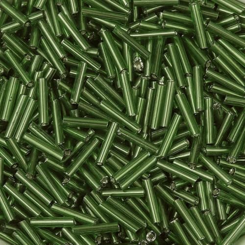 2 mm Charm-Reisperlen aus tschechischem Glas, zylindrische Röhre, Spurlos-Abstandshalter, Rocailles-Perlen zur Schmuckherstellung, DIY-Ohrring-Halsketten-Zubehör – blau – ca. 50 g, 700 Stück von GJUYTD