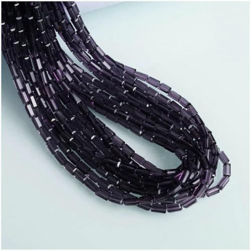 2 x 4,0 mm österreichische quaderförmige Kristallperlen, transparent, quadratisch, facettiertes Glas, lose Abstandsperlen zur Schmuckherstellung, Halsketten, Armbänder, SJCF001-3 von GJUYTD