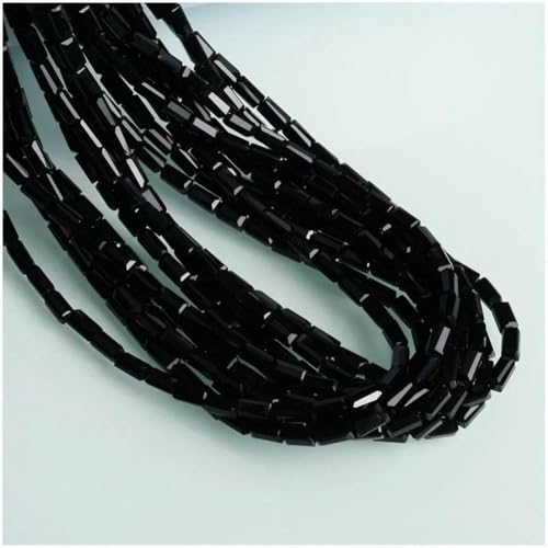 2 x 4,0 mm österreichische quaderförmige Kristallperlen, transparent, quadratisch, facettiertes Glas, lose Abstandsperlen zur Schmuckherstellung, Halsketten, Armbänder, SJCF001-3 von GJUYTD