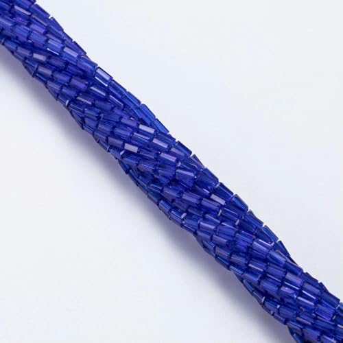 2 x 4,0 mm österreichische quaderförmige Kristallperlen, transparent, quadratisch, facettiertes Glas, lose Abstandsperlen zur Schmuckherstellung, Halsketten, Armbänder, SJCF001-4 von GJUYTD
