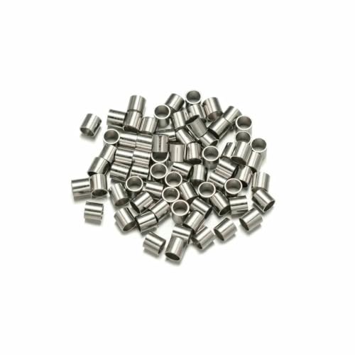 200/600 Stück 1,5/2/2,5 mm Edelstahl-Rohrstopper, Abstandshalter, Quetschperlen, Endperlen, DIY-Halskette, Schmuckherstellung, Zubehör, Stahlfarbe, 200 Stück, 1,5 mm 200/600 Stück 1,5/2/2,5 mm Edelstahl-Rohrstopper, Abstandshalter, Quetschperlen, Endperlen, DIY-Halskette, Schmuckherstellung, Zubehör, Stahlfarbe, 200 Stück, 1,5 mm von GJUYTD