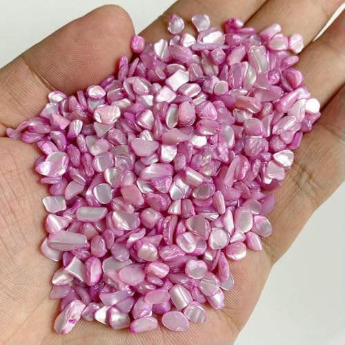 3–5 mm unregelmäßig gefärbte Muschelkiesperlen, natürliche Aurora-Muscheln, Splitterperlen ohne Loch für Aquarien, Bonsai, Heimwerkerarbeiten, Nageldekor, Typ 9–100 g 3–5 mm unregelmäßig gefärbte Muschelkiesperlen, natürliche Aurora-Muscheln, Splitterperlen ohne Loch für Aquarien, Bonsai, Heimwerkerarbeiten, Nageldekor, Typ 9–100 g von GJUYTD