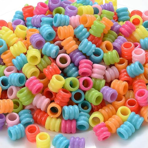 300 Stück Mix Tube Acrylperlen Großes Loch Abstandsperlen für DIY Schmuckherstellung Armband Halskette Handgefertigter Schlüsselanhänger-Mix 1-300 Stück 300 Stück Mix Tube Acrylperlen Großes Loch Abstandsperlen für DIY Schmuckherstellung Armband Halskette Handgefertigter Schlüsselanhänger-Mix 1-300 Stück von GJUYTD
