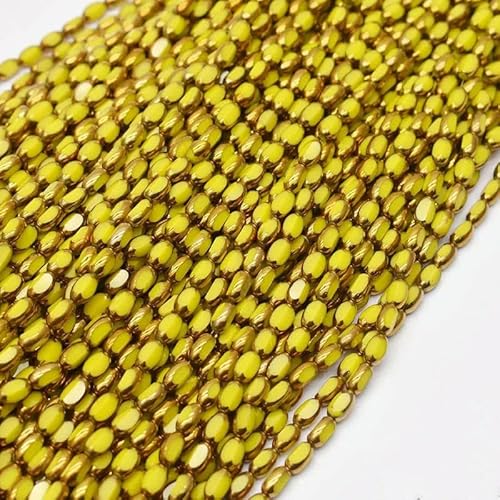4 x 7 mm, 50 Stück/Los, ovale Briolette-Glasperlen, vergoldet, Kristallglas, lose Abstandsperlen für Perlen zur Schmuckherstellung, DIY-TB07, 4 x 7 mm, ca. 50 Stück 4 x 7 mm, 50 Stück/Los, ovale Briolette-Glasperlen, vergoldet, Kristallglas, lose Abstandsperlen für Perlen zur Schmuckherstellung, DIY-TB07, 4 x 7 mm, ca. 50 Stück von GJUYTD