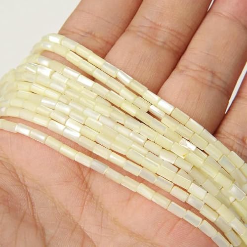 Bunte natürliche Süßwasser-Muschelperlen, Rondelle-Abstandshalter, gefärbte Perlmutt-Muschelperlen, lose Perlen zur Schmuckherstellung, 7,5 Zoll – 23, hellgelb, 3 x 5 mm Bunte natürliche Süßwasser-Muschelperlen, Rondelle-Abstandshalter, gefärbte Perlmutt-Muschelperlen, lose Perlen zur Schmuckherstellung, 7,5 Zoll – 23, hellgelb, 3 x 5 mm von GJUYTD