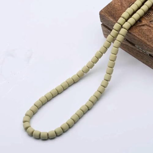 Farbige Fassperlen, DIY-Schmuckzubehör, Polymer-Ton, Röhren-Abstandshalter, Perle für die Schmuckherstellung, DIY-Handgemachtes Armbandzubehör, 30–6 mm, 60 Stück von GJUYTD