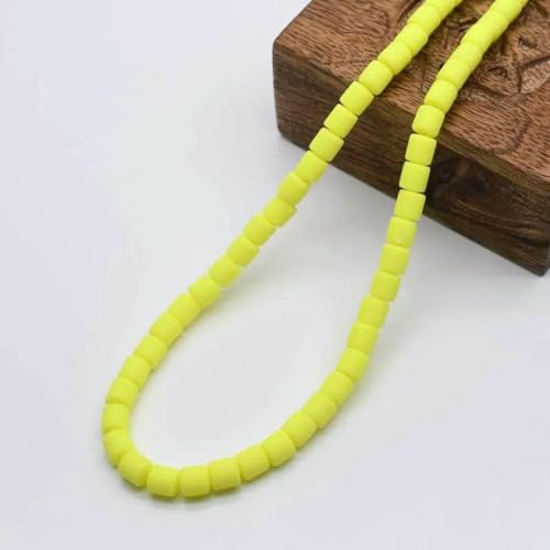 Farbige Fassperlen, DIY-Schmuckzubehör, Polymer-Ton, Röhren-Abstandshalter, Perle für die Schmuckherstellung, DIY-Handwerksarmband-Zubehör, 22–6 mm, 60 Stück von GJUYTD