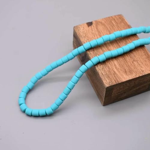 Farbige Fassperlen, DIY-Schmuckzubehör, Polymer-Ton, Röhren-Abstandshalter, Perle für die Schmuckherstellung, DIY-Handwerksarmband-Zubehör, 28–6 mm, 60 Stück von GJUYTD