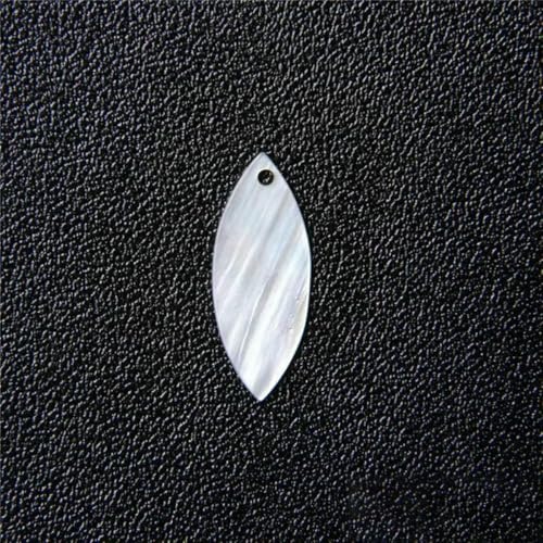 Mehrere natürliche Muschel-Perlen aus Perlmutt, Anhänger, rund, weiß, geschnitzte Perlen, Verbinder für die Schmuckherstellung, Anhänger, DIY-Handwerk, 2,8 x 20 mm, 5 Stück Mehrere natürliche Muschel-Perlen aus Perlmutt, Anhänger, rund, weiß, geschnitzte Perlen, Verbinder für die Schmuckherstellung, Anhänger, DIY-Handwerk, 2,8 x 20 mm, 5 Stück von GJUYTD