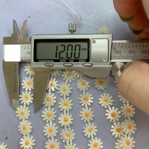 Natürliche Perlmutt-Muschel, kleine Perlen zur Schmuckherstellung, Mode, DIY, Halskette, Armband, Zubehör, 12 mm von GJUYTD