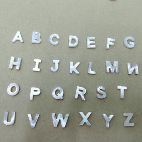 Natürliche Perlmutt Muschel Spacer Buchstaben Perlen für Schmuckherstellung Set DIY Armband Halskette Bulk 26 Alphabet-Y Natürliche Perlmutt Muschel Spacer Buchstaben Perlen für Schmuckherstellung Set DIY Armband Halskette Bulk 26 Alphabet-Y von GJUYTD