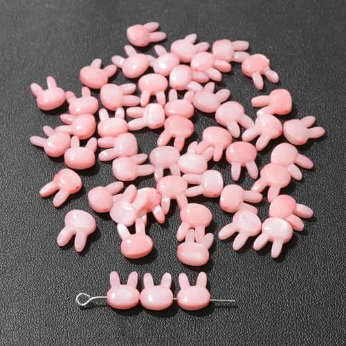 Niedliche Kaninchen-Muschelperlen, Katzen-Charms, bunte natürliche Perlmutt-Muschel, lose Perlen zur Schmuckherstellung, DIY-Halskette, Armband, 6 Kaninchen, 8 x 10, 10 Stück Niedliche Kaninchen-Muschelperlen, Katzen-Charms, bunte natürliche Perlmutt-Muschel, lose Perlen zur Schmuckherstellung, DIY-Halskette, Armband, 6 Kaninchen, 8 x 10, 10 Stück von GJUYTD
