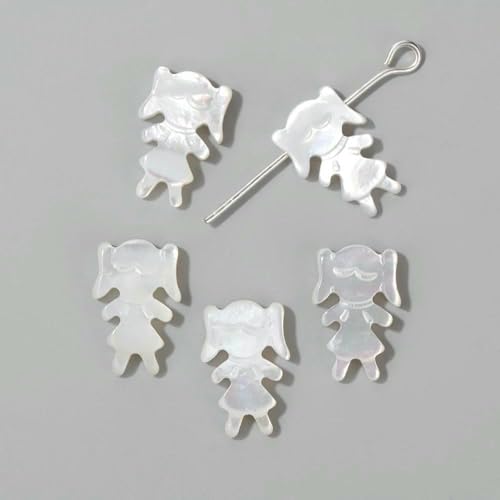 Niedliche weiße Perlmutt-Muschel-Charms, natürliche Tulpen, Blumen, Tauben, Muscheln, Perlen für Schmuckherstellung, Armband, Halskette, DIY, Nr. 6, Mädchen, 5 Stück Niedliche weiße Perlmutt-Muschel-Charms, natürliche Tulpen, Blumen, Tauben, Muscheln, Perlen für Schmuckherstellung, Armband, Halskette, DIY, Nr. 6, Mädchen, 5 Stück von GJUYTD