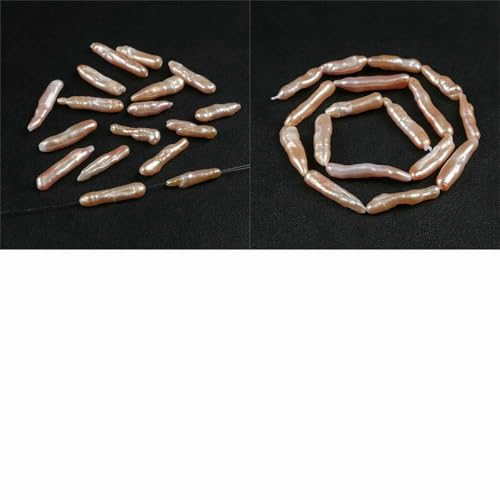 Perlen, unregelmäßige Süßwasserperlen, passend für DIY-Schmuckherstellung, Halskette, Armband, Ohrringe, Zubehör, Stil 12, eine Schnur Perlen, unregelmäßige Süßwasserperlen, passend für DIY-Schmuckherstellung, Halskette, Armband, Ohrringe, Zubehör, Stil 12, eine Schnur von GJUYTD