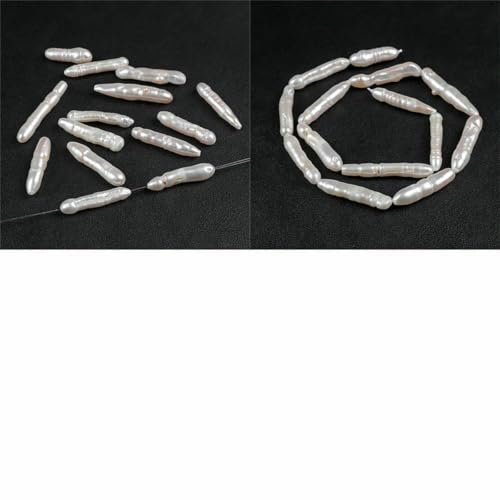 Perlen, unregelmäßige Süßwasserperlen, passend für DIY-Schmuckherstellung, Halskette, Armband, Ohrringe, Zubehör, Stil 13, eine Schnur Perlen, unregelmäßige Süßwasserperlen, passend für DIY-Schmuckherstellung, Halskette, Armband, Ohrringe, Zubehör, Stil 13, eine Schnur von GJUYTD
