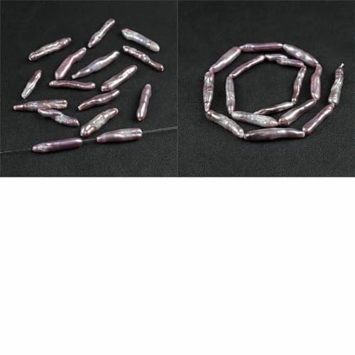 Perlen, unregelmäßige Süßwasserperlen, passend für DIY-Schmuckherstellung, Halskette, Armband, Ohrringe, Zubehör, Stil 14, eine Schnur Perlen, unregelmäßige Süßwasserperlen, passend für DIY-Schmuckherstellung, Halskette, Armband, Ohrringe, Zubehör, Stil 14, eine Schnur von GJUYTD