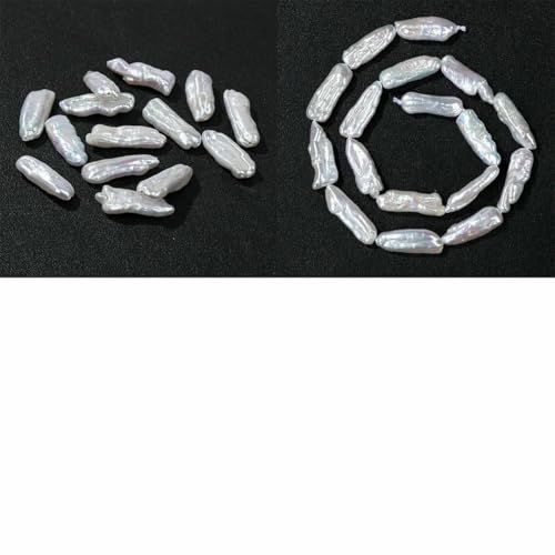 Perlen, unregelmäßige Süßwasserperlen, passend für DIY-Schmuckherstellung, Halskette, Armband, Ohrringe, Zubehör, Stil 17, eine Schnur Perlen, unregelmäßige Süßwasserperlen, passend für DIY-Schmuckherstellung, Halskette, Armband, Ohrringe, Zubehör, Stil 17, eine Schnur von GJUYTD