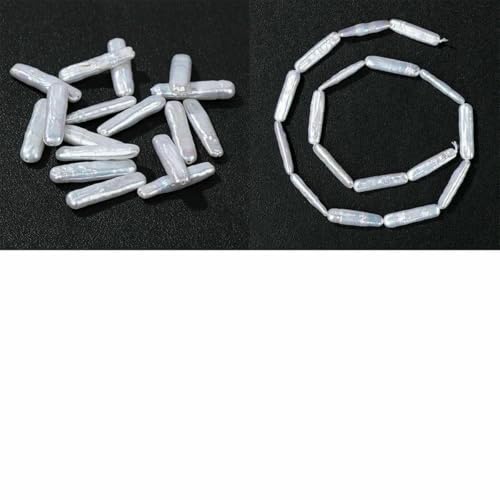 Perlen, unregelmäßige Süßwasserperlen, passend für DIY-Schmuckherstellung, Halskette, Armband, Ohrringe, Zubehör, Stil 27, eine Schnur Perlen, unregelmäßige Süßwasserperlen, passend für DIY-Schmuckherstellung, Halskette, Armband, Ohrringe, Zubehör, Stil 27, eine Schnur von GJUYTD