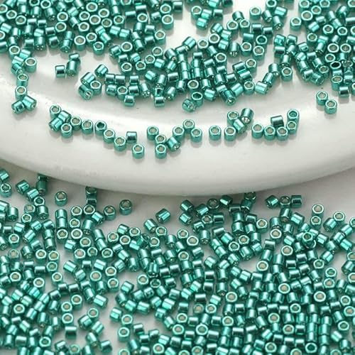 Perlen 1,6 MM 10 g/20 g/30 g Metallicfarbene Glasperlen lose für DIY handgefertigtes Häkelgewebe-1.6HDB-75-30 g Perlen 1,6 MM 10 g/20 g/30 g Metallicfarbene Glasperlen lose für DIY handgefertigtes Häkelgewebe-1.6HDB-75-30 g von GJUYTD